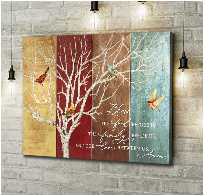 Bless The Love Between Us Bird Canvas Prints Wall Art Decor