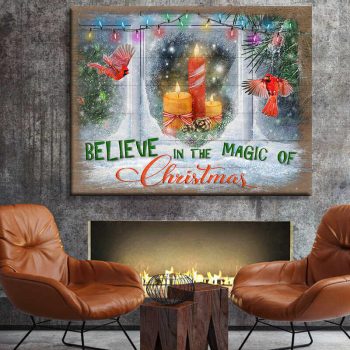 Believe In The Magic Of Christmas Canvas Prints Wall Art Decor