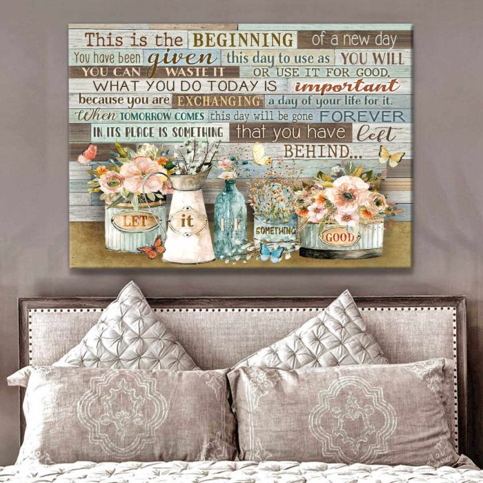 Butterfly Canvas Let It Be Something Good V.2 Wall Art Decor