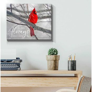 Cardinal Canvas I'M Always With You Wall Art Decor