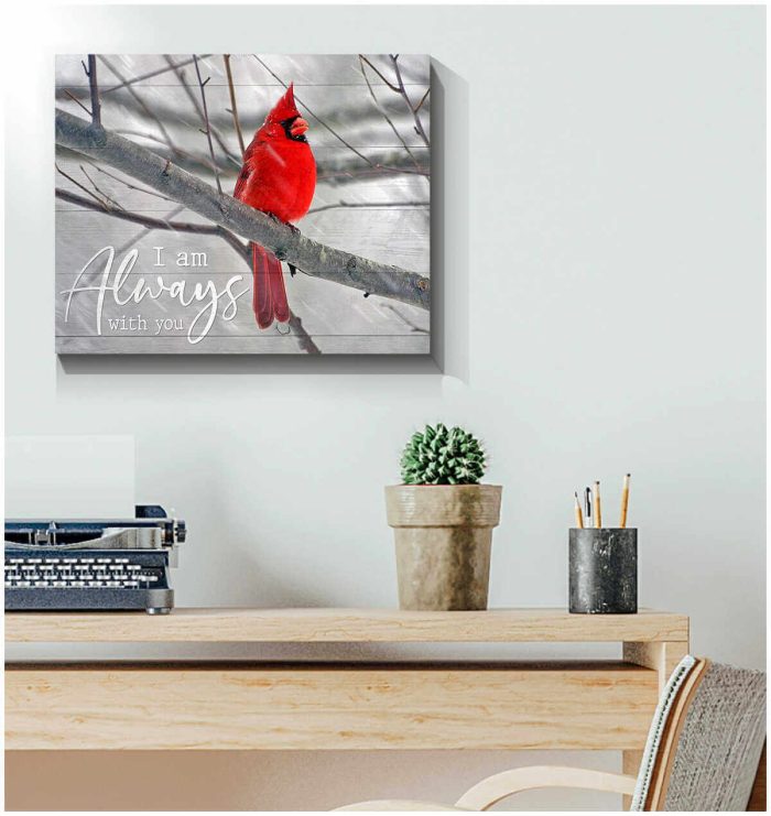 Cardinal Canvas I'M Always With You Wall Art Decor