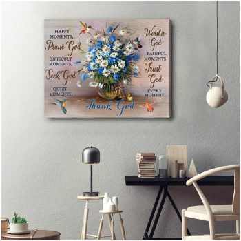 Every Moment Hummingbird Canvas Prints Wall Art Decor