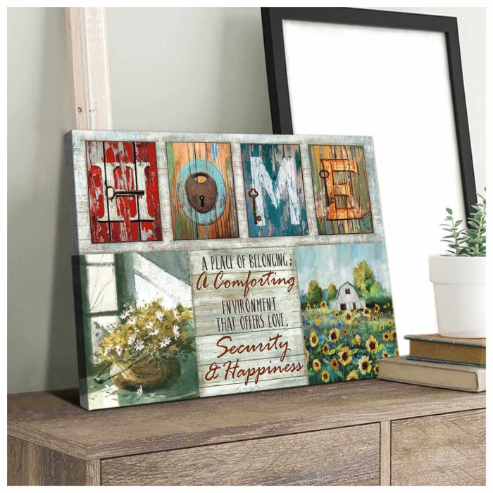 Farm Farmhouse Canvas Home V.2 Wall Art Decor