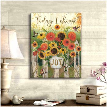 Joy Hummingbird Canvas Prints Wall Art Decor