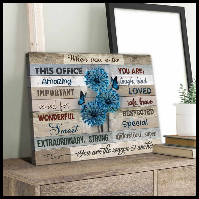 Office Canvas When You Enter This Office Wall Art Decor