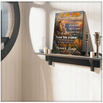 To My Son Canvas Prints Wall Art Decor