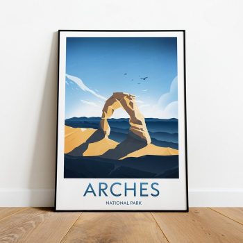 Arches National Park Travel Canvas Poster Print Arches Print Arches Poster National Park Print