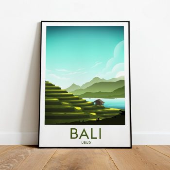 Bali Travel Canvas Poster Print - Ubud Bali Print Bali Poster Ubud Print Ubud Poster