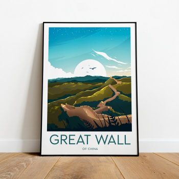 Great Wall Of China Travel Canvas Poster Print
