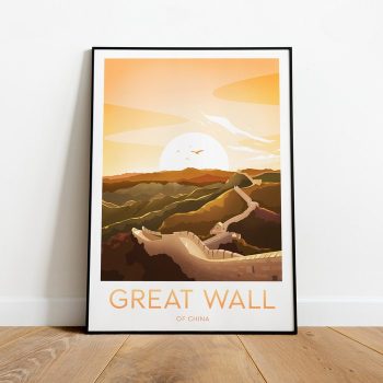 Great Wall Of China Travel Canvas Poster Print