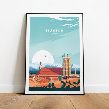 Munich Travel Canvas Poster Print - Germany