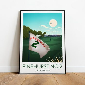 Pinehurst No. 2 Golf Print - North Carolina