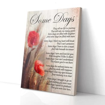 Poppy Canvas Poster Prints Wall Art Decor