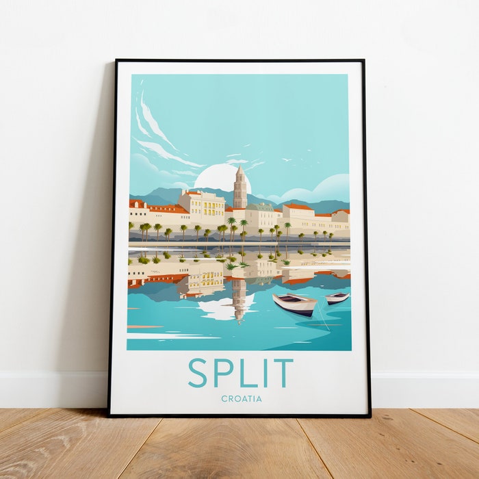 Split Travel Canvas Poster Print - Croatia