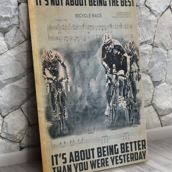 The Best Cycling Canvas Poster Prints Wall Art Decor