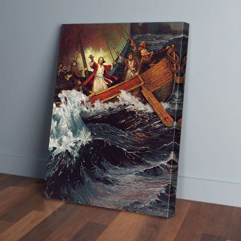 The Storm Is Stopped Jesus Canvas Poster Prints Wall Art Decor