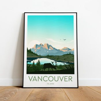 Vancouver Island Travel Canvas Poster Print