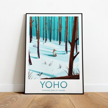 Yoho Travel Canvas Poster Print - Canada