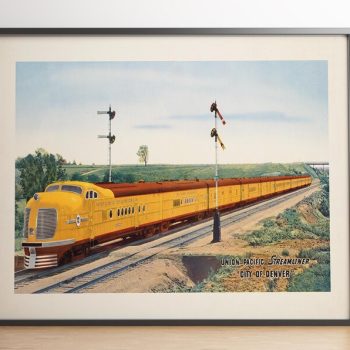 Denver Wall Art Print Vintage Poster Art USA Travel Print Canvas Print Wall Art