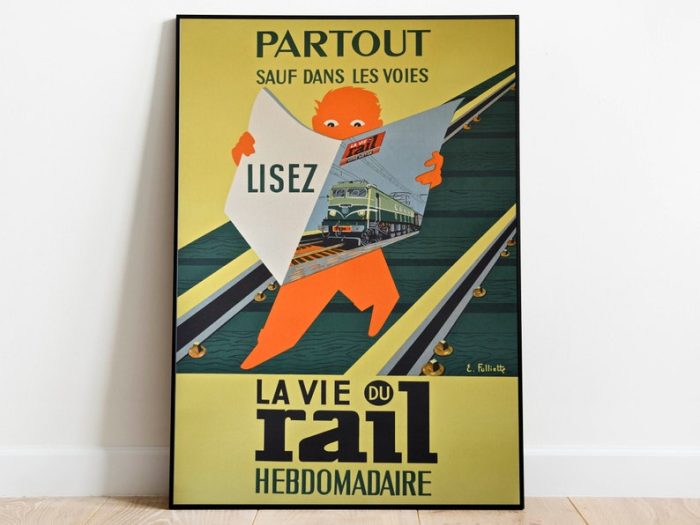 France Travel Poster Vintage Travel Print France Wall Art Print Canvas Print Wall Decor Hanger Framed Print