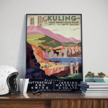 China Vintage Travel Poster Wall Art Prints Wall Art Framed Poster Art Wall Art Canvas Hanger Framed Print