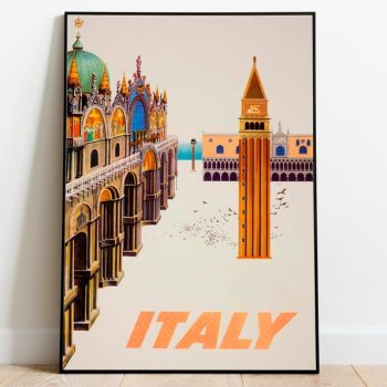 Italy Travel Poster s Italy Wall Poster Canvas Print Wall Decor Wall Prints Vintage Art Prints