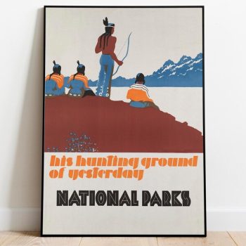 National Parks Poster Vintage Framed Prints Poster Vintage Hanger Framed Art Wall Art Canvas Print Gallery Wall Prints Prints Wall Art