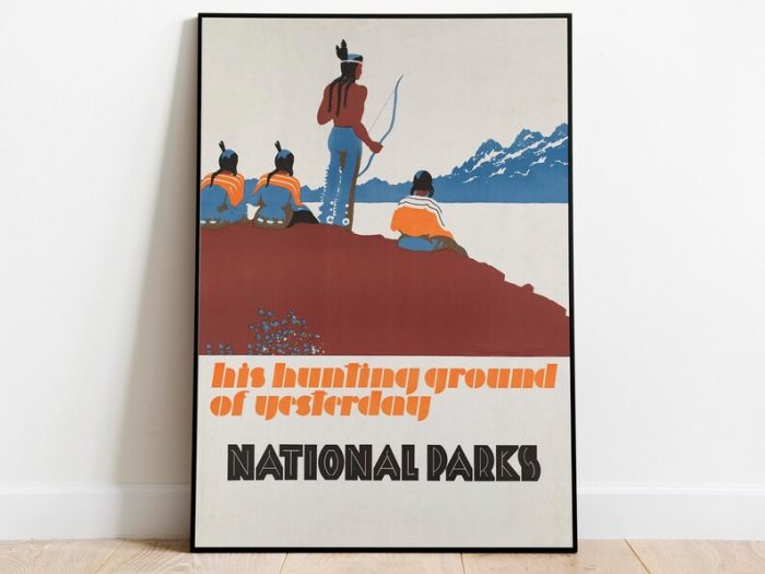 National Parks Poster Vintage Framed Prints Poster Vintage Hanger Framed Art Wall Art Canvas Print Gallery Wall Prints Prints Wall Art