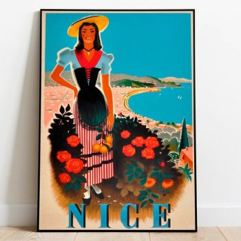 Nice Travel Poster s France Wall Poster Canvas Print Wall Decor Wall Prints Vintage Art Prints