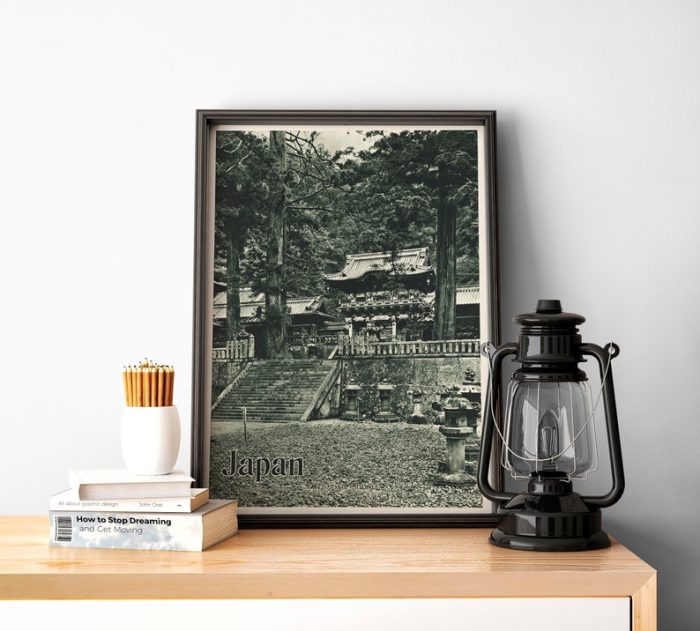 Nikko Wall Art Print Vintage Poster Art Japan Travel Print Canvas Print Wall Art