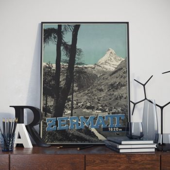 Switzerland Vintage Travel Poster Prints Wall Art Canvas Print Wall Art Hanger Framed Print s