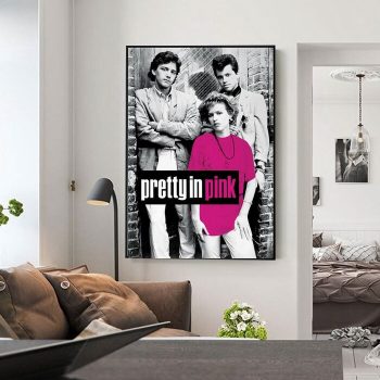 1986 Pretty In Pink Movie Film Poster Print Canvas Wall Art Decor