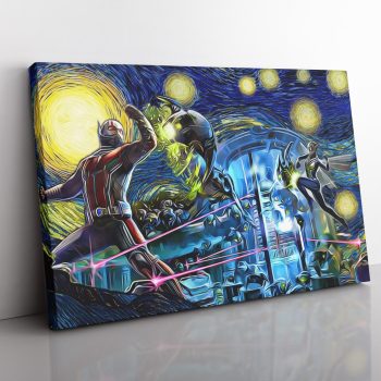 Antman Starry Night Canvas Poster Print Wall Art Decor