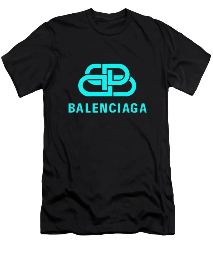 Balenciaga Cian Logo Black Luxury Brand Unisex T-Shirt Kid T-Shirt LTS010