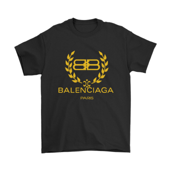Balenciaga Logo Gold Unisex T-Shirt Kid Tshirt LTS142