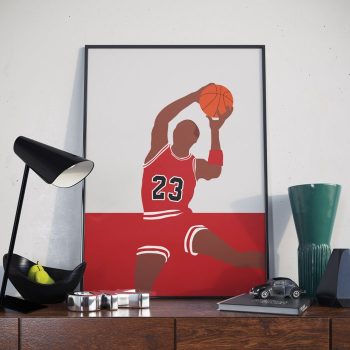 Basketball Canvas Poster Print Wall Art Decor Michael Jordan
