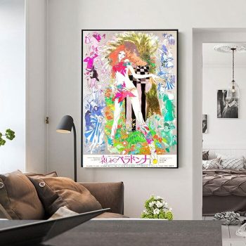 Belladona Of Sadness 1973 Animated Japanese Drama Movie Film Poster Print Canvas Wall Art Decor