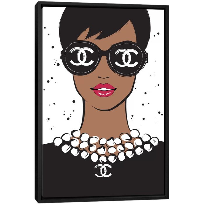 Chanel Lady II - Black Framed Canvas