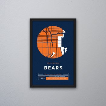 Chicago Bears Canvas Poster Print - Wall Art Decor