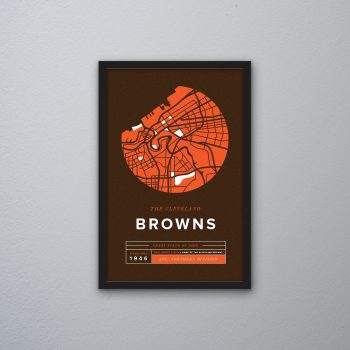 Cleveland Browns Canvas Poster Print - Wall Art Decor