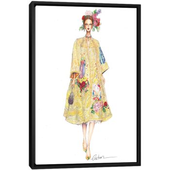 Dolce Gabbana Haute Couture 2016 - Black Framed Canvas