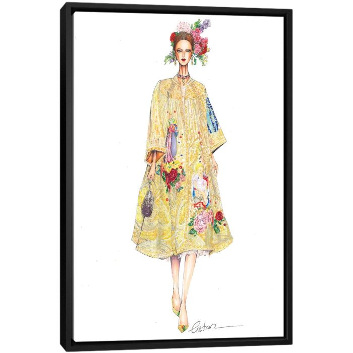 Dolce Gabbana Haute Couture 2016 - Black Framed Canvas