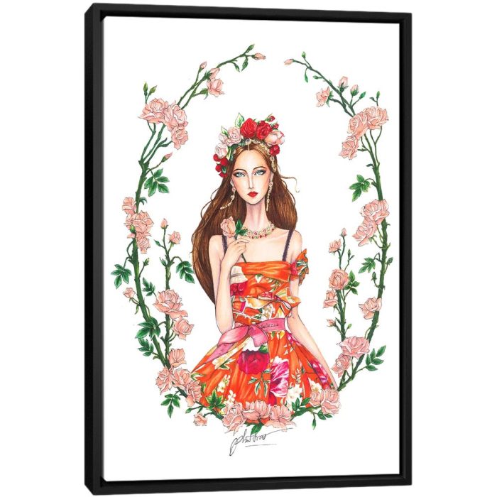 Dolce Gabbana Spring-Summer 2018A - Black Framed Canvas