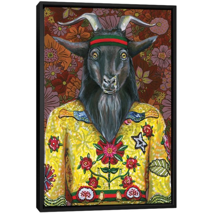 Gucci Baphomet - Black Framed Canvas