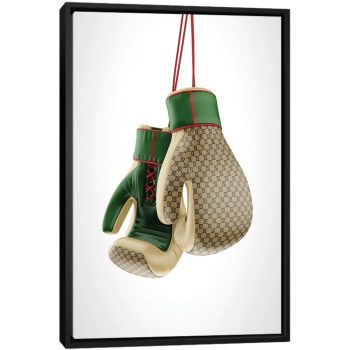 Gucci Boxing Gloves - Black Framed Canvas