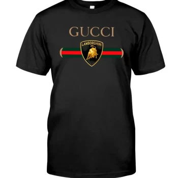 Gucci Lamborghini Black Luxury Brand Unisex T-Shirt Kid T-Shirt LTS039