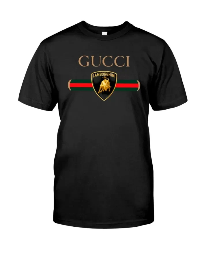 Gucci Lamborghini Black Luxury Brand Unisex T-Shirt Kid T-Shirt LTS039