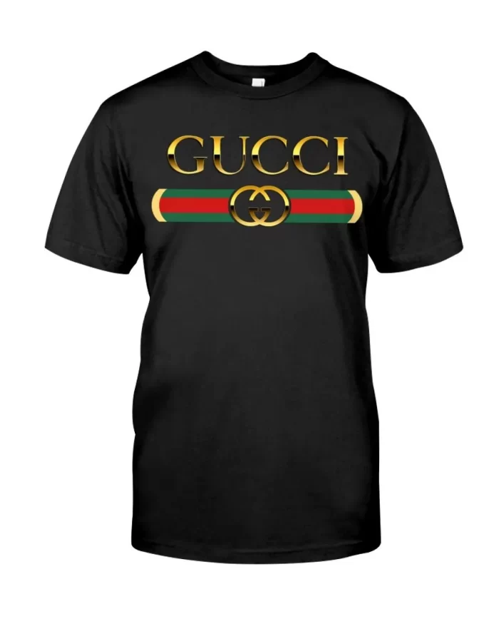 Gucci Pattern Black Luxury Brand Unisex T-Shirt Kid T-Shirt LTS038