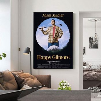 Happy Gilmore Art Movie Film Poster Print Canvas Wall Art Decor