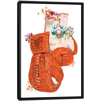 Hermes Boxing Gloves - Black Framed Canvas